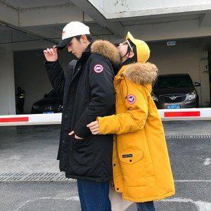 魅力的な コート メンズ レディース ユニセックス カップル ペアルック ジャケット ロング丈 フード付き アウター カジュアル 厚手 防寒 防風 注目の Searchshop Gr