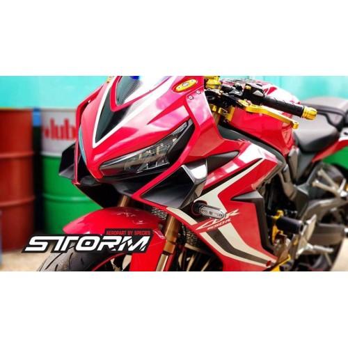 ホンダ CBR650R フロントカウルスポイラー CBR650R-carbon-fairing-winglets_3