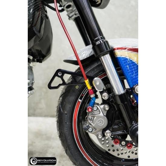 ホンダ モンキー125 ブレーキホースガード 5色 ホース保護 ドレスアップ カスタム_7