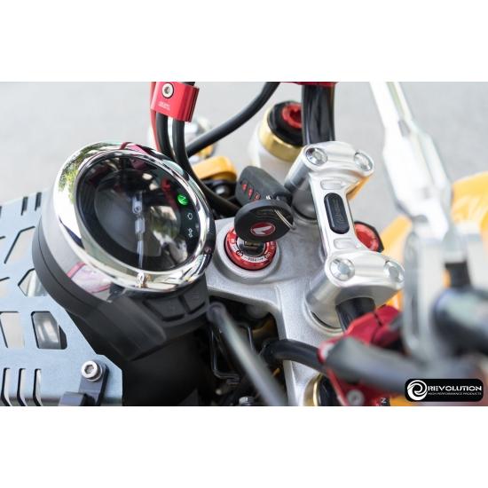 一部国内在庫あり】ホンダ モンキー125 キーシリンダーカバー アルミ製