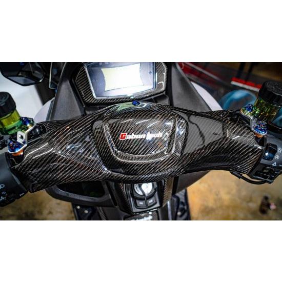 ヤマハ NMAX(2021-) CARBON TECH カーボン ハンドルアッパーカバー 20863-23554_2