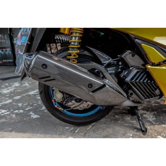 ホンダ PCX(JK05) PCX160(KF47) カーボン マフラープロテクター ホンダ PCX(JK05) PCX160(KF47) カーボン マフラープロテクター