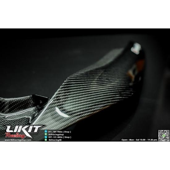 ホンダ PCX(JF81・JF84) PCX150(KF30) CARBON TECH カーボン フロント ガーニッシュ 16816991likit｜masamune-parts｜03