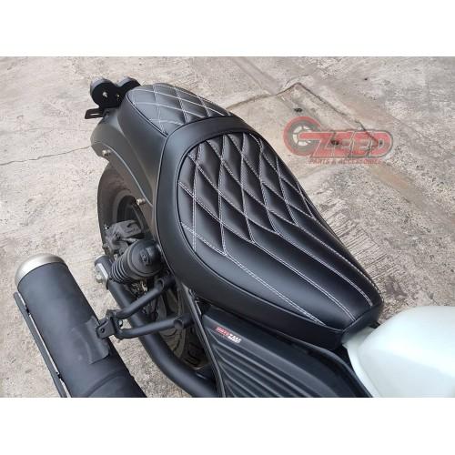 レブル250社外シート　モトロード Amazon | MotoLordD ホンダ レブル250/500交換用ダブルシート