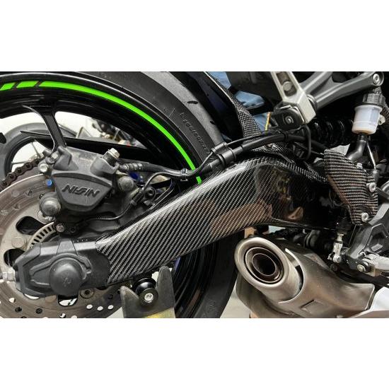 カワサキ Ninja ZX-25R カーボン スイングアームカバー hb7 カワサキ Ninja ZX-25R カーボン スイングアームカバー hb7