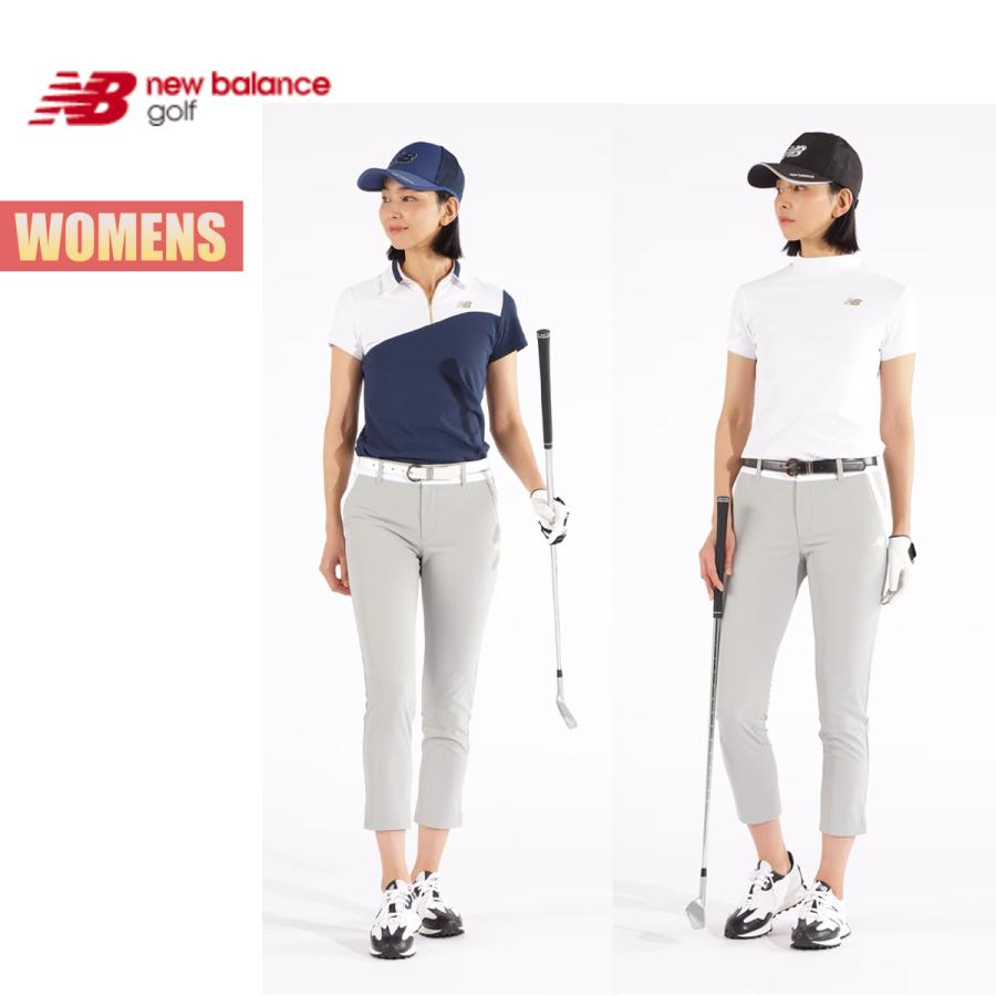 超美品ニューバランスゴルフ　ゴルフパンツ　1 (M相当)レディース　ライトグレー New Balance Golf（ニューバランスゴルフ） パンツ レディース スリム