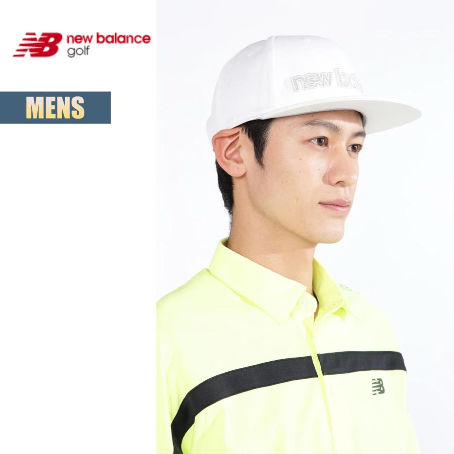 ニューバランスゴルフ キャップ 帽子 New Balance Golf フラット ブリム キャップ ゴルフウェア サイズ調整 メンズ ロゴ カジュアル フリーサイズ アウトドア｜masanagoya｜09