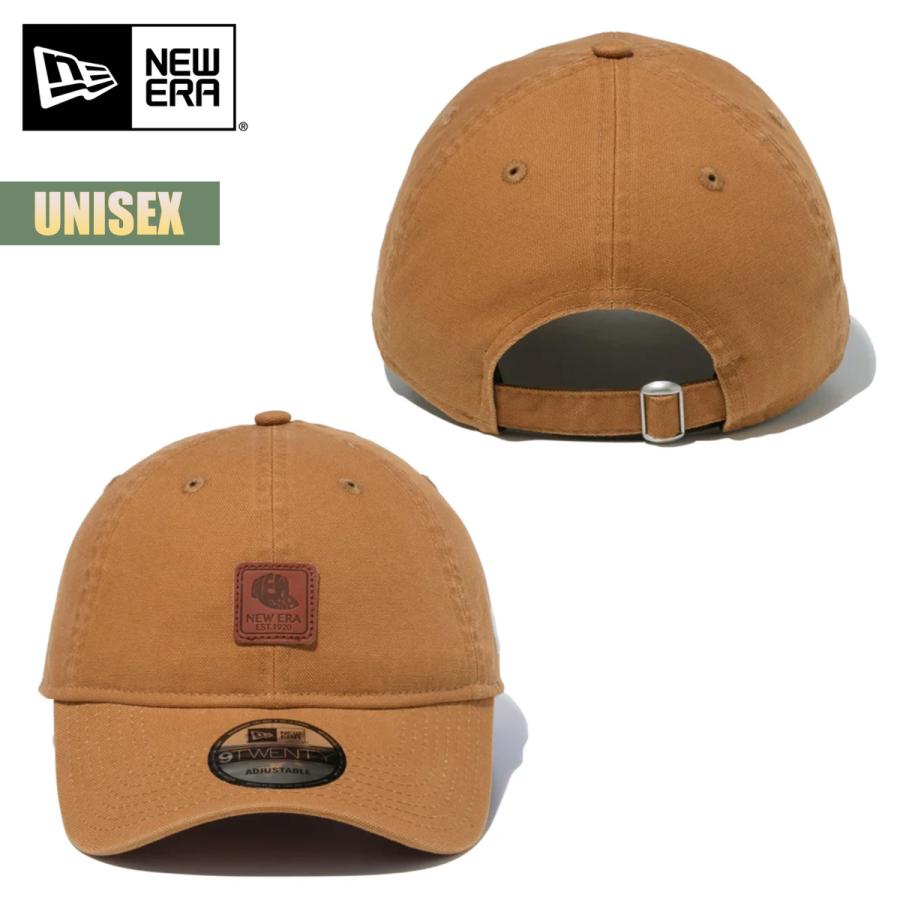 ニューエラ キャップ 帽子 NEW ERA 9TWENTY Leather Patch Duck Canvas レザーパッチ ダックキャンバス ユニセックス｜masanagoya｜09