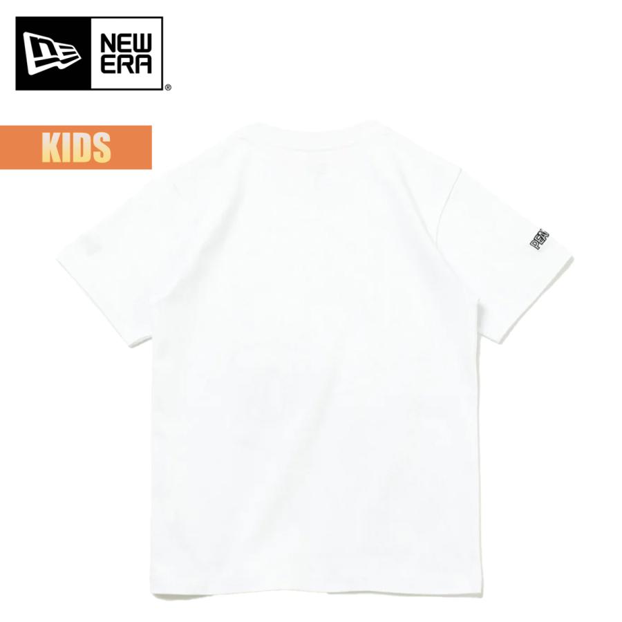 ニューエラ スヌーピー コラボ キッズ Tシャツ NEW ERA Youth 半袖 コットンTシャツ PEANUTS ピーナッツ スヌーピー ホワイト チャールズ・M・シュルツ コットン｜masanagoya｜02