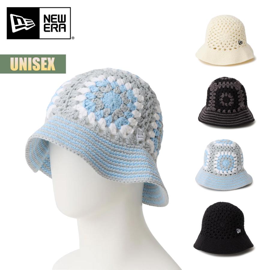 ニューエラ❗️クロシェニット⭐️バケットハット NEW ERA（ニューエラ） ハット 帽子 クロシェ ニットバケット Crochet
