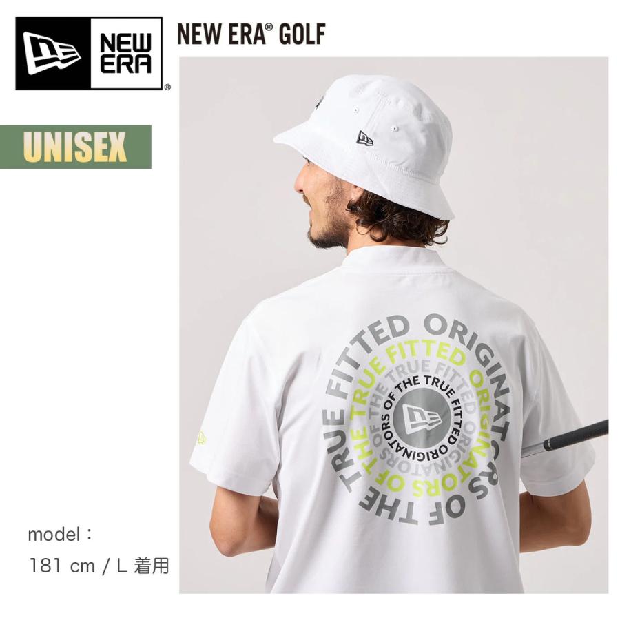 NEW ERA（ニューエラ） ゴルフ 半袖 ミッドネック Tシャツ NEW ERA