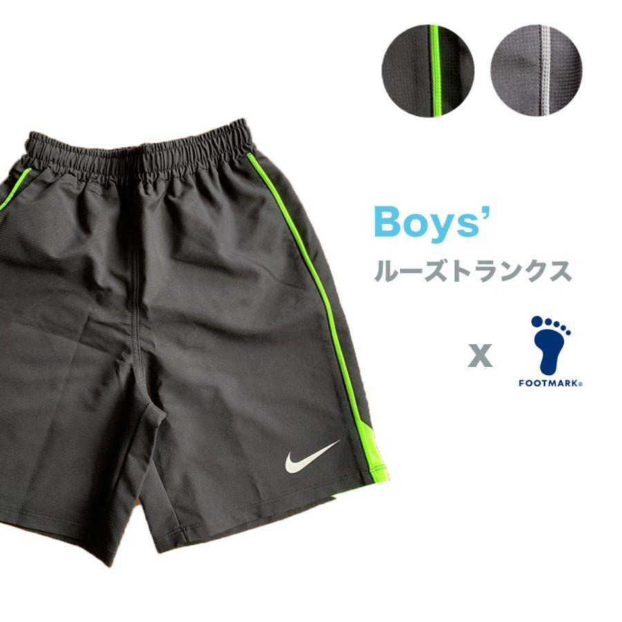 ナイキ 水着 男の子 ルーズトランクス インナー付 キッズ スイムウェア スイムパンツ サーフパンツ Nike Kids Boys Foot Mark フットマーク コラボ ボーイズ ビ Masa Nagoya 通販 Yahoo ショッピング