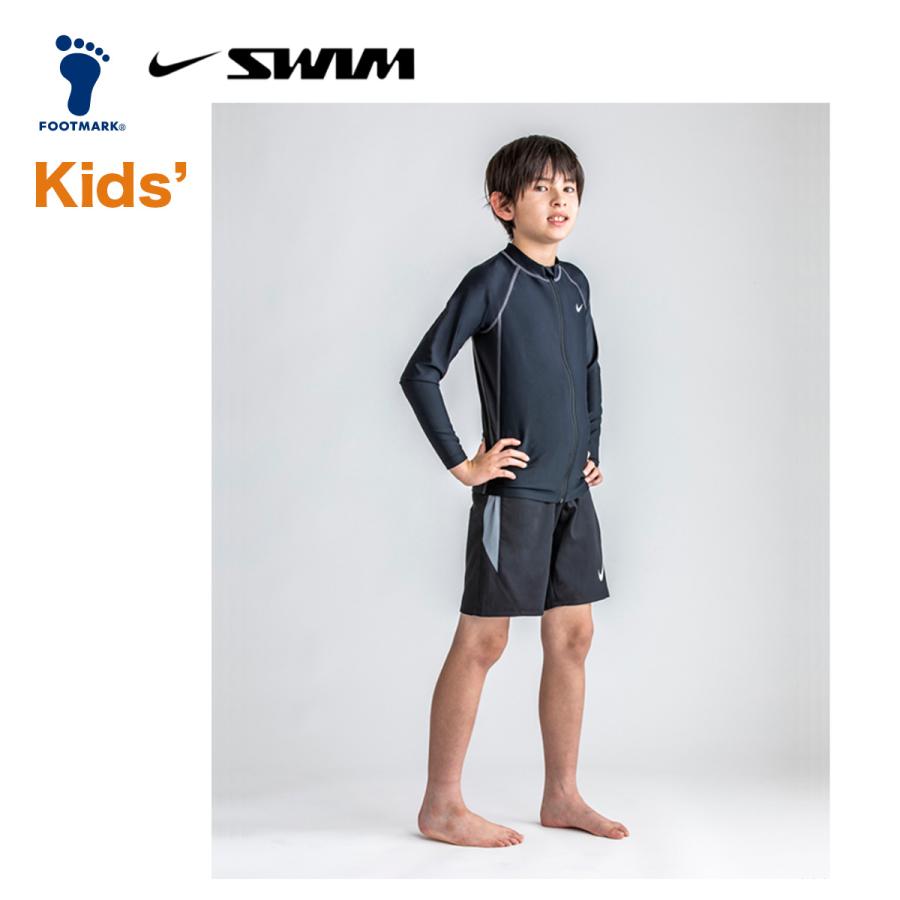 ナイキ ラッシュガード 男の子 Nike Boys ロングスリーブ F Z Uv ラッシュガード 長袖 水着 スイミングウエア スイムウェア フルジップ キッズ 子ども 小学生 Masa Nagoya 通販 Yahoo ショッピング