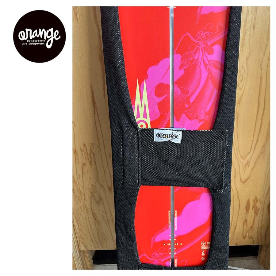 オレンジ スノーボード ソールカバー orange Knit Cover Long Double