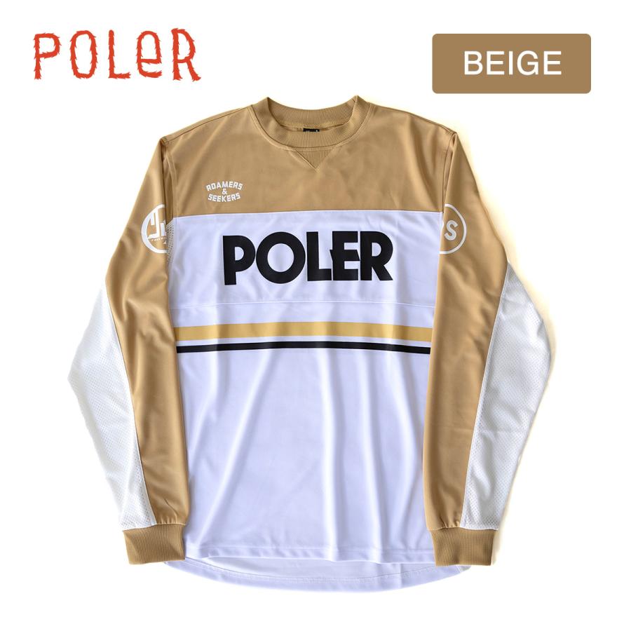 POLeR（ポーラー） Tシャツ 長袖 POLER TECH MOTO JERSEY メッシュ