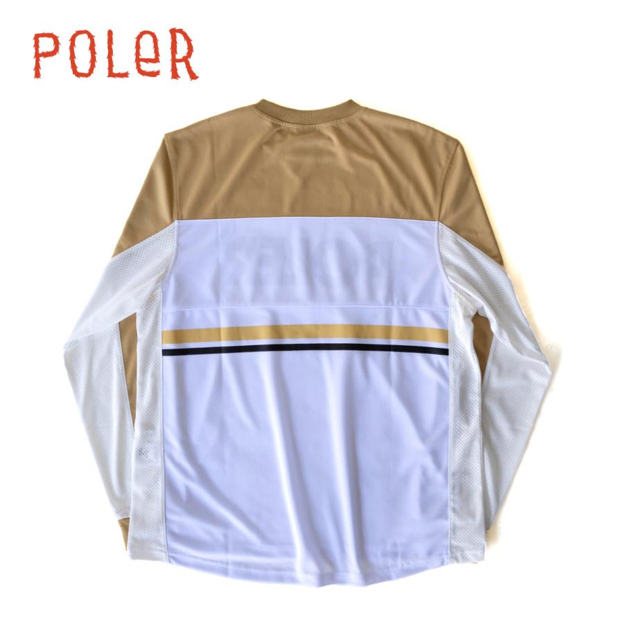 POLeR（ポーラー） Tシャツ 長袖 POLER TECH MOTO JERSEY メッシュ