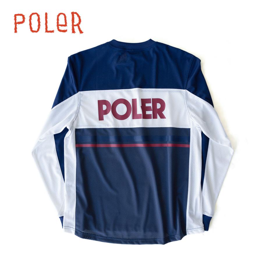 POLeR（ポーラー） Tシャツ 長袖 POLER TECH MOTO JERSEY メッシュ