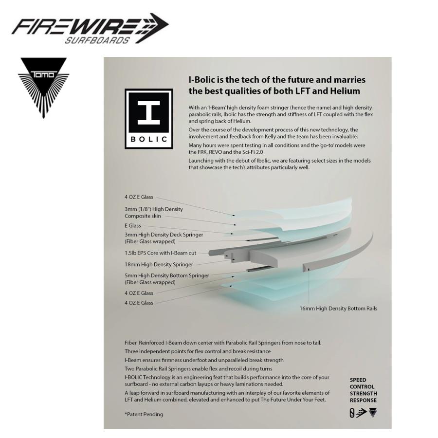 ファイヤーワイヤー サーフボード レボ FIREWIRE SURFBOARDS Revo TOMO ダニエル・トムソン IBolic アイボ