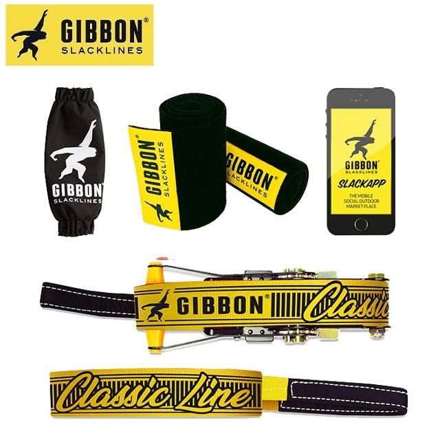 【取引終了】GIBBON スラックライン◆GIBBON CLASSIC LINE 15m ギボン クラシック ツリーウェアセット GIBBON ギボン スラックライン ツリーウェアセットGIBBON SLACKLINE
