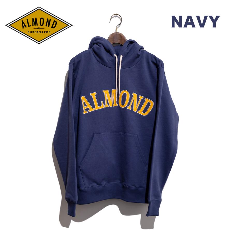 ALMOND（アーモンド） サーフ パーカー メンズ カレッジフーディー