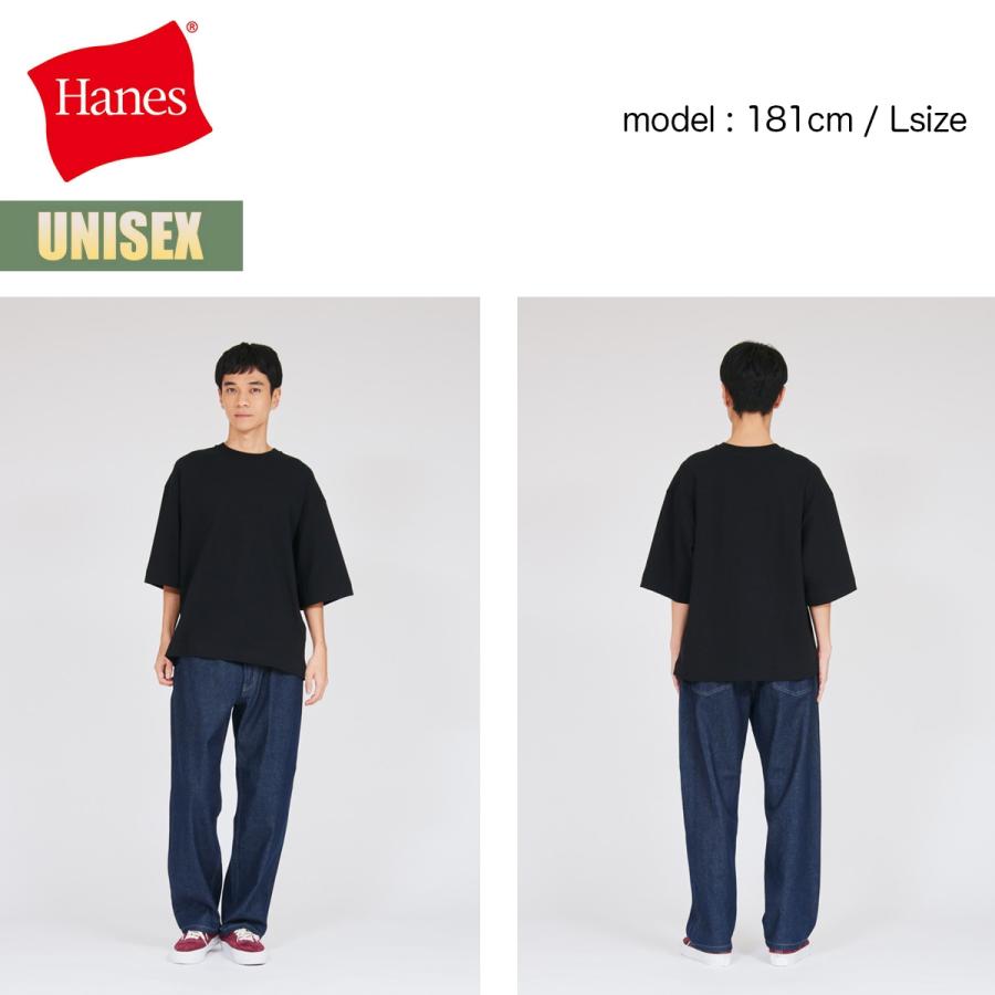 80s USA製 Hanes 無地Tシャツ ネイビーXL ヘインズ 鬼フェード Hanes（ヘインズ） Tシャツ Hanes THE RELAX オーバーサイズド クルー