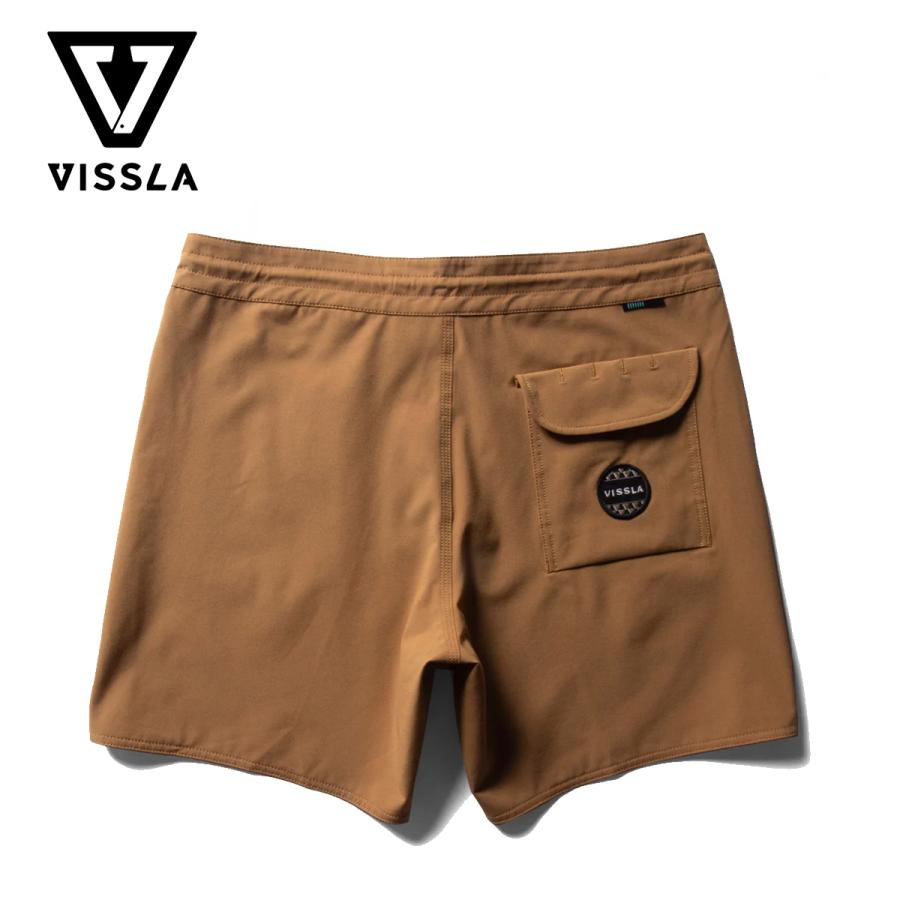 ヴィスラ ボードショーツ メンズ VISSLA Short Sets 16.5" Boardshort ショートセット16.5インチ サーフパンツ 無地 ワンポイントシンプル 短め ビスラ 水着｜masanagoya｜09