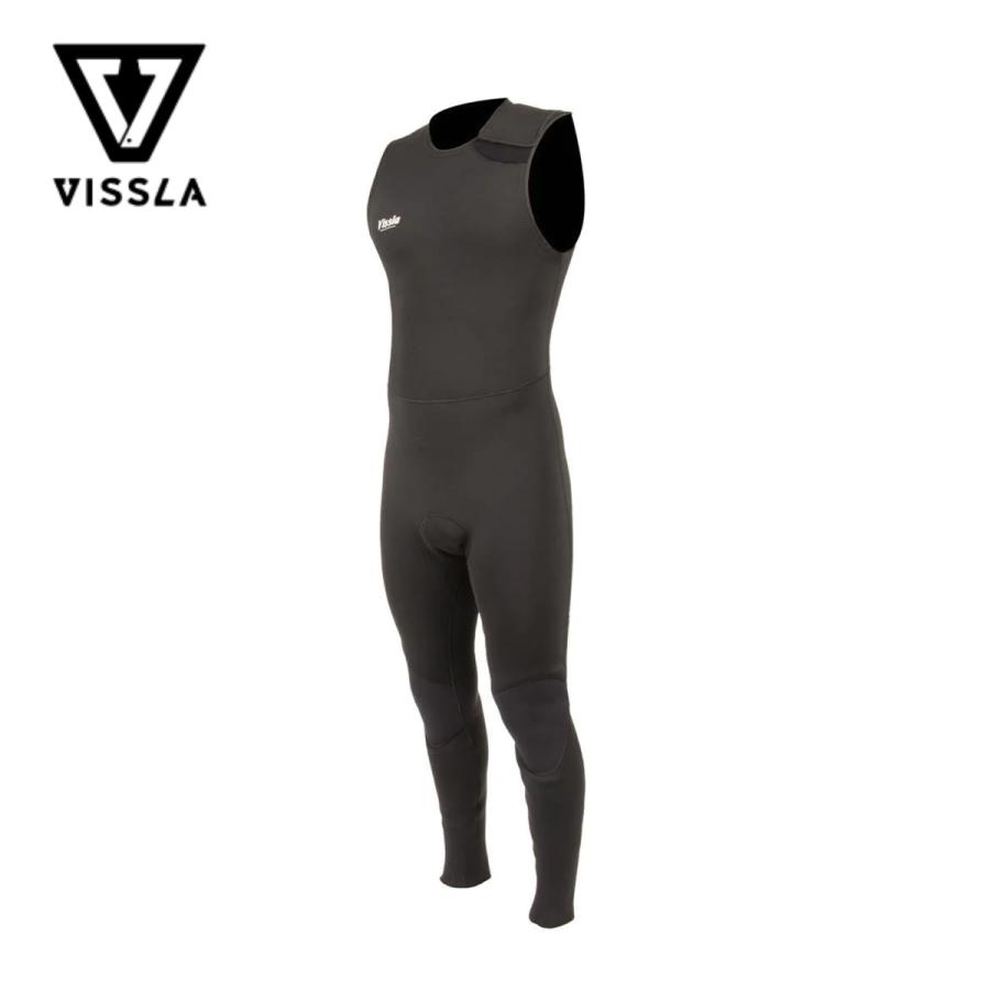 ヴィスラ ウェットスーツ ロングジョン Vissla 7 Seas 2-2 Long John Wetsuit セブンシーズ 2mm ビスラ ブラック ベルクロ サーフィン サーフ MW22WLJO｜masanagoya｜02