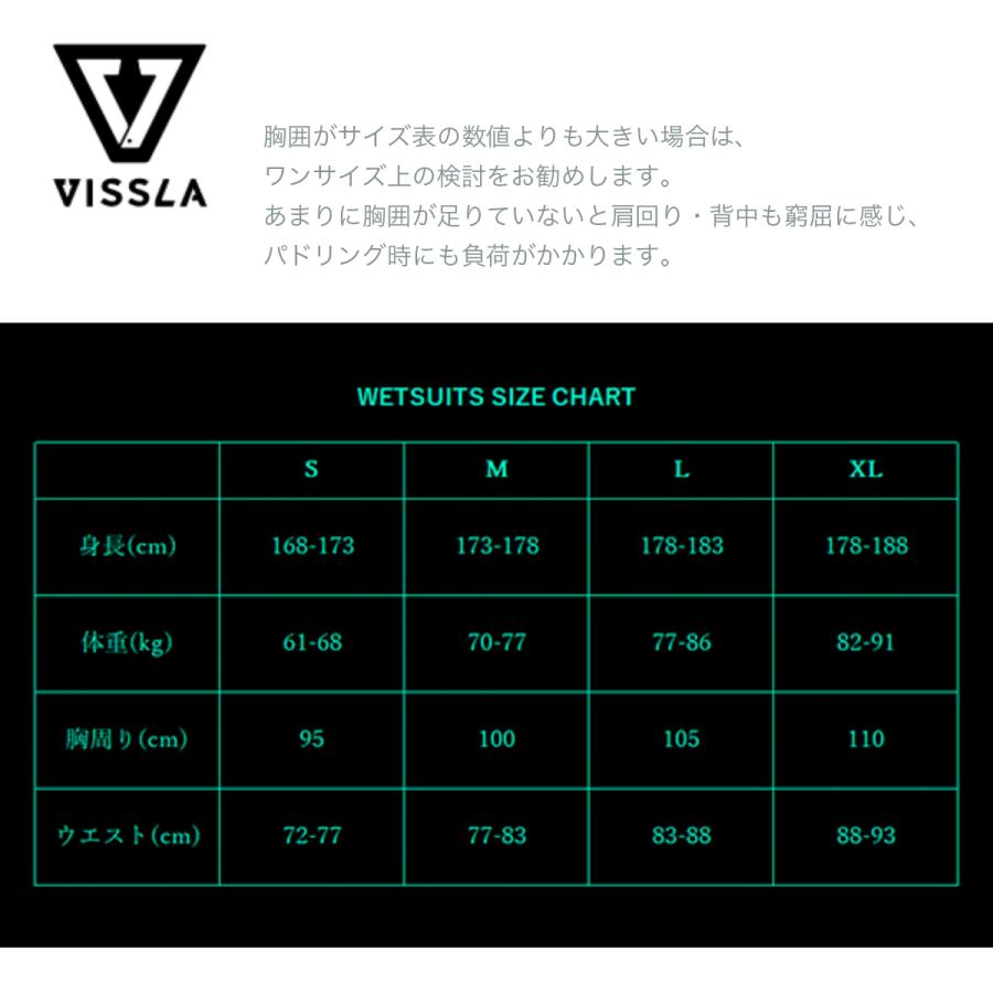 ヴィスラ ウェットスーツ ロングジョン Vissla 7 Seas 2-2 Long John Wetsuit セブンシーズ 2mm ビスラ ブラック ベルクロ サーフィン サーフ MW22WLJO｜masanagoya｜04