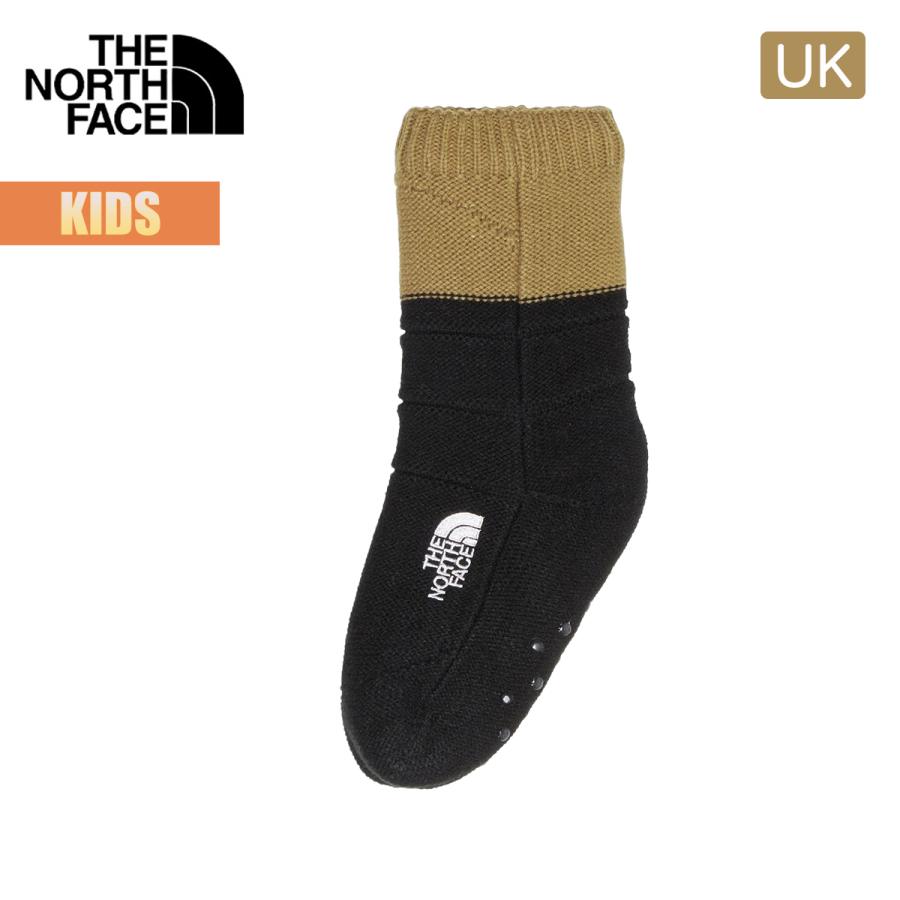 ノースフェイス ソックス 靴下 キッズ THE NORTH FACE ヌプシ ブーティソックス Kids Nuptse Bootie Socks ルームソックス ボアフリース 抗菌 防臭 滑り止め｜masanagoya｜05