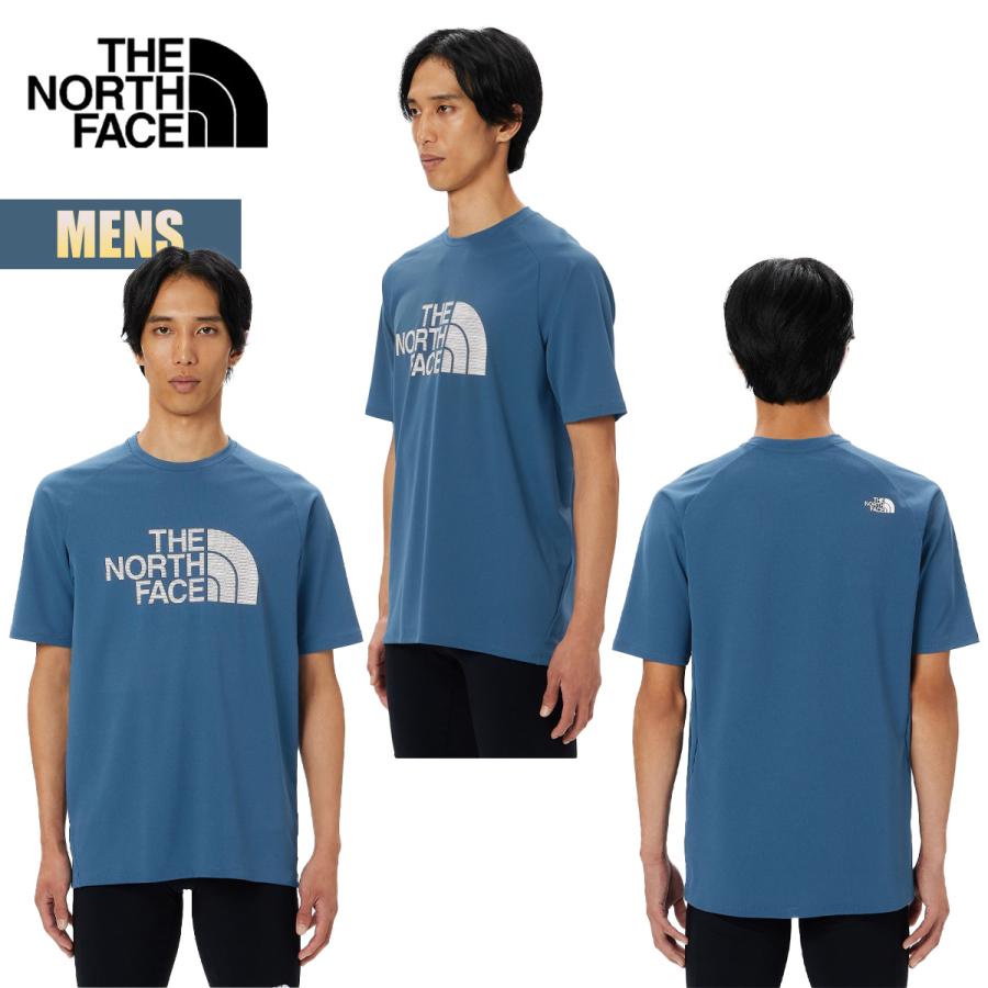 ノースフェイス Tシャツ メンズ ショートスリーブGTDロゴクルー THE NORTH FACE S/S GTD Logo Crew 半袖 速乾 ドライ 抗菌防臭 UVケア 通気性 ランニング｜masanagoya｜08