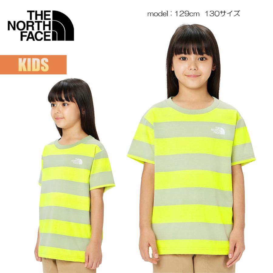 ノースフェイス Tシャツ キッズ 半袖 THE NORTH FACE ショートスリーブフィールドボーダーティー Kids S/S Field Border Tee ボーダー柄 子供｜masanagoya｜05