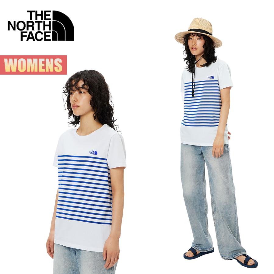 ノースフェイス Tシャツ レディース 半袖 THE NORTH FACE ショートスリーブパネルボーダーティー S/S Panel Border Tee ボーダー柄 速乾 紫外線カット UVケア｜masanagoya｜07