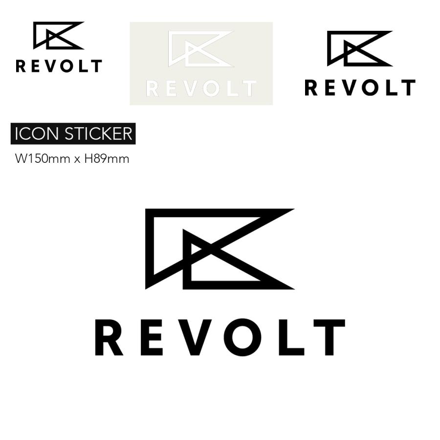 リボルト ステッカー REVOLT ICON STICKER アイコン カッティング