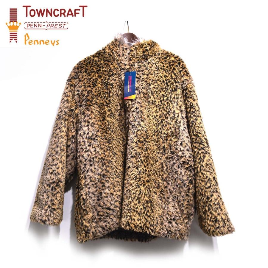 プルオーバー アウター メンズ TOWNCRAFT ALASKAN PULL HOODIE JACKET タウンクラフト フーディー ハーフジップ アラスカジャケット レオパード ヒョウ｜masanagoya｜02