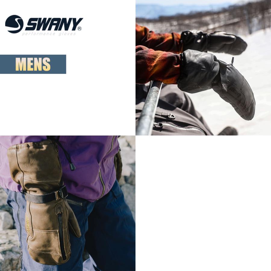 スワニー グローブ ミトン 手袋 メンズ SWANY Bastone バストーン