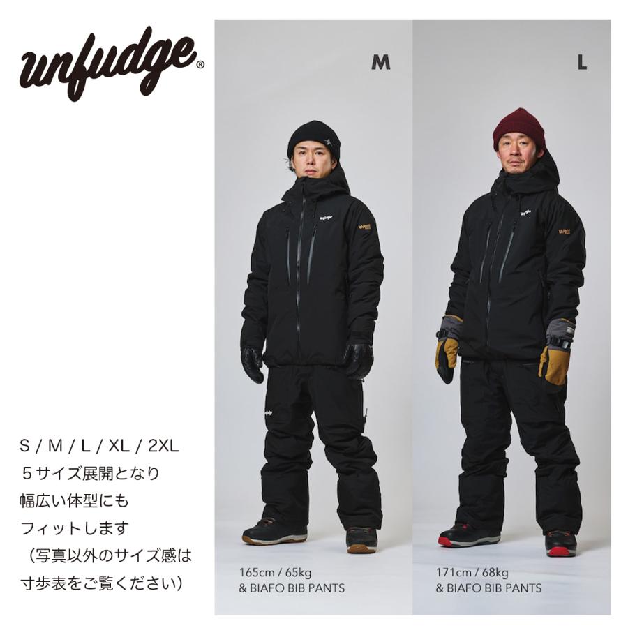 アンファッジ スノーボードウェア ビアフォサーモ ビブパンツ unfudge