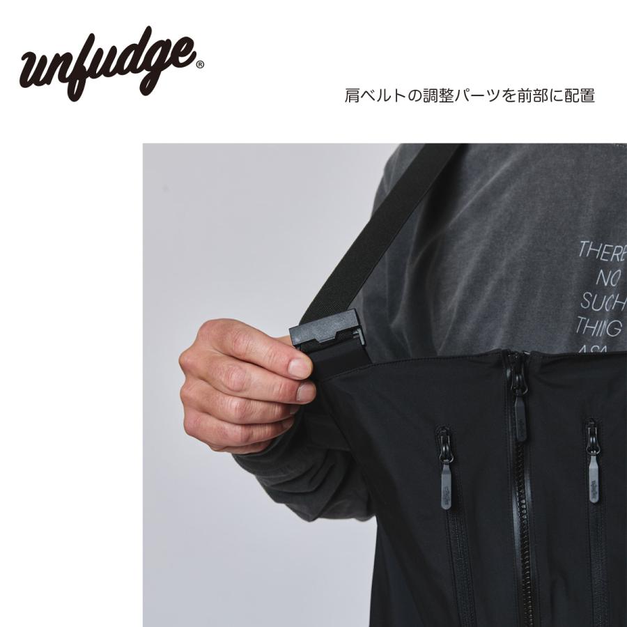 アンファッジ スノーボードウェア ビアフォサーモ ビブパンツ unfudge