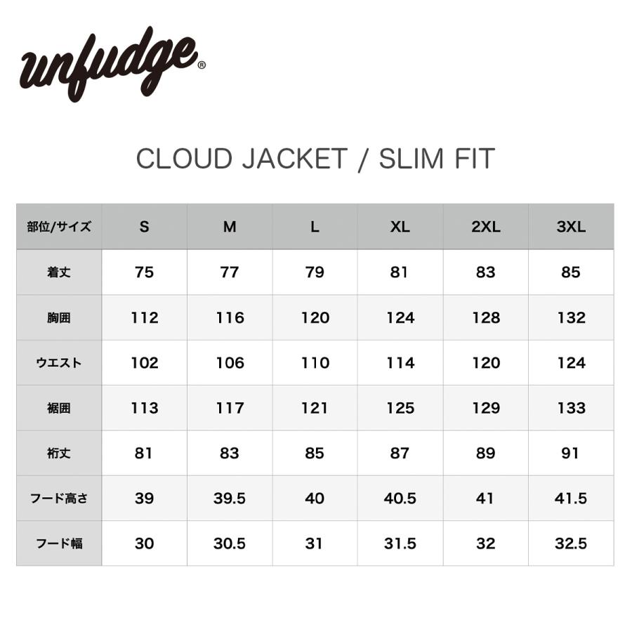 アンファッジ スノーボードウェア クラウドジャケット unfudge CLOUD