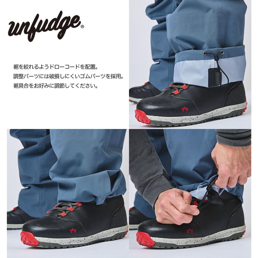 アンファッジ スノーボードウェア ドラッギングパンツ unfudge