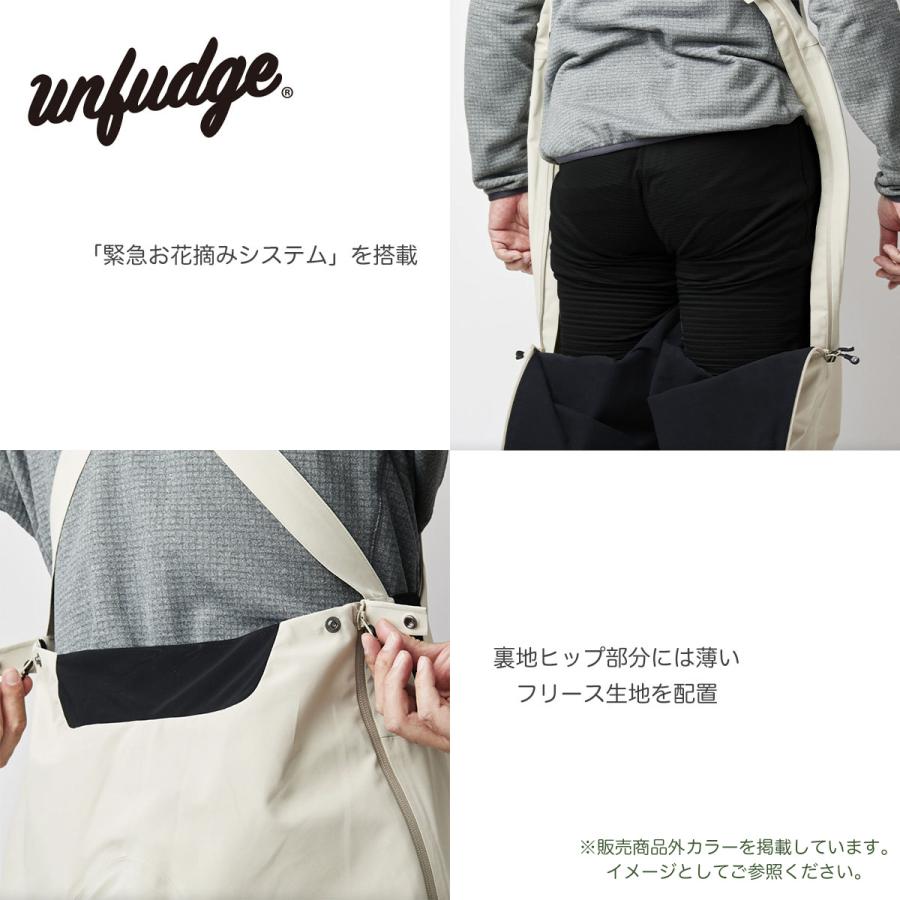 アンファッジ スノーボードウェア unfudge GENTLE BIB PANTS ジェントル ビブパンツ メンズ レディース スノーボードパンツ スノーウェア 9月下旬入荷予定｜masanagoya｜08