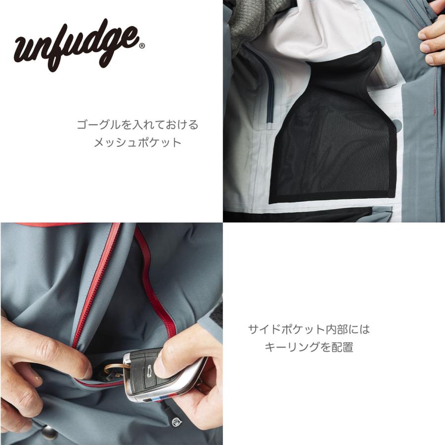 アンファッジ スノーボードウェア unfudge PEEP JACKET ピープジャケット メンズ レディース スノーボードジャケット スノーウェア 9月下旬入荷予定｜masanagoya｜11