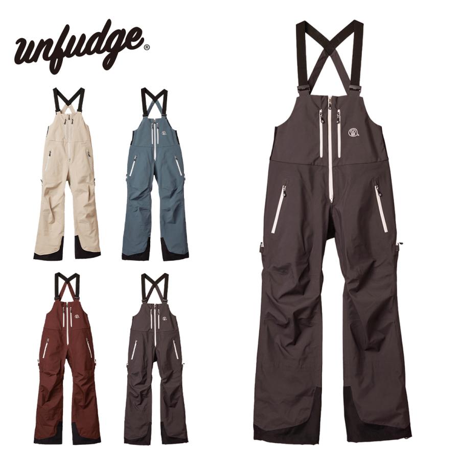 アンファッジ スノーボードウェア unfudge SMOKE BIB PANTS スモーク  