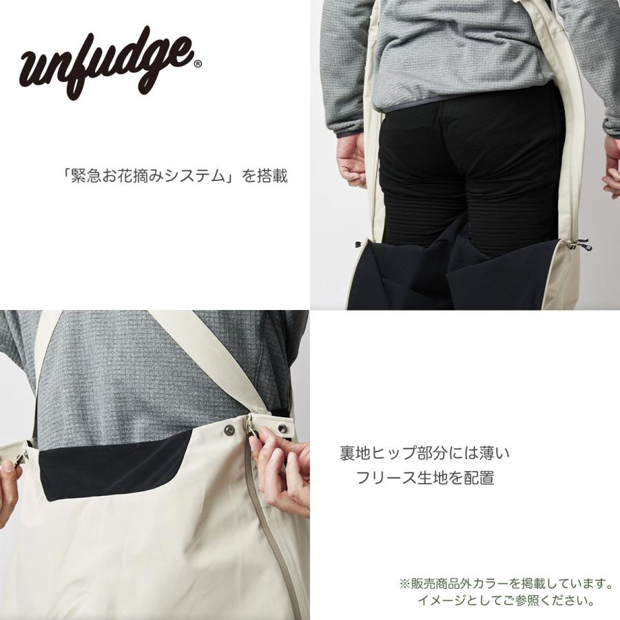 アンファッジ スノーボードウェア unfudge SMOKE BIB PANTS スモーク ビブパンツ メンズ レディース スノーボードパンツ スノーウェア 9月下旬入荷予定｜masanagoya｜06