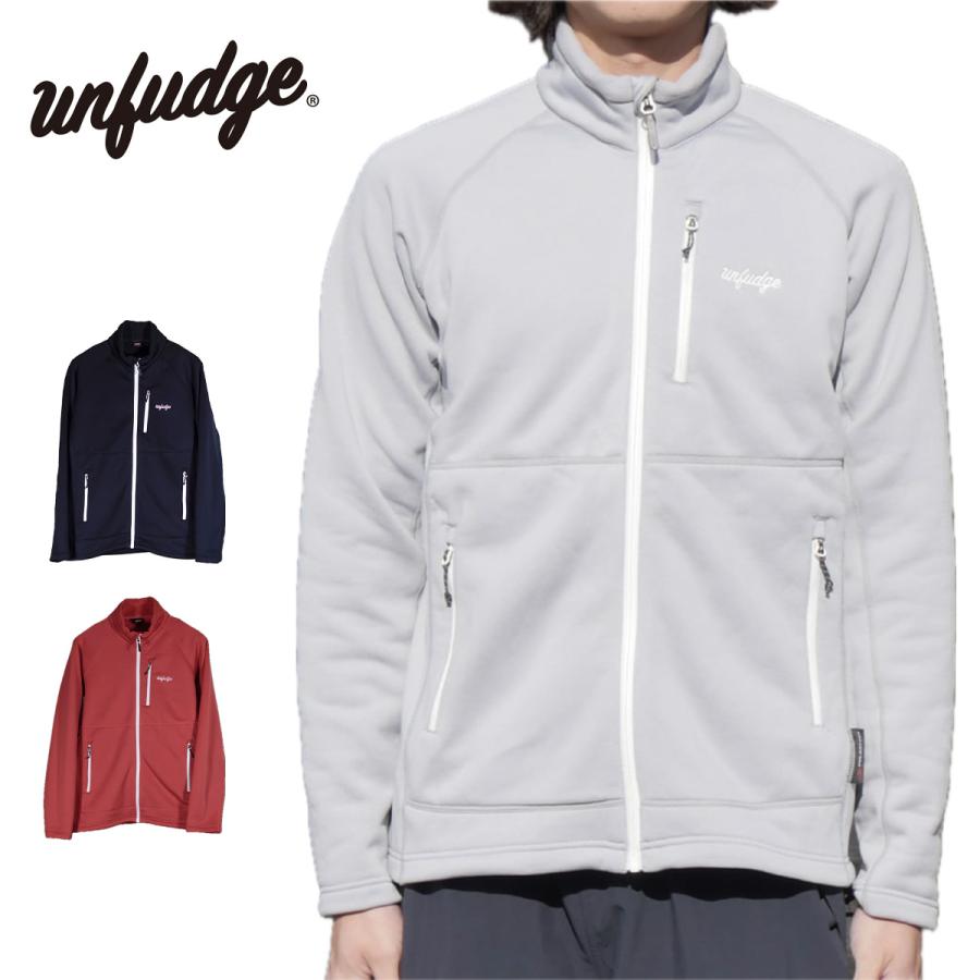 アンファッジ Unfudge UN3000 フリースジャケット スノーボード UN2100 Light weight fleece hoody / Charcoal | unfudge ONLINE