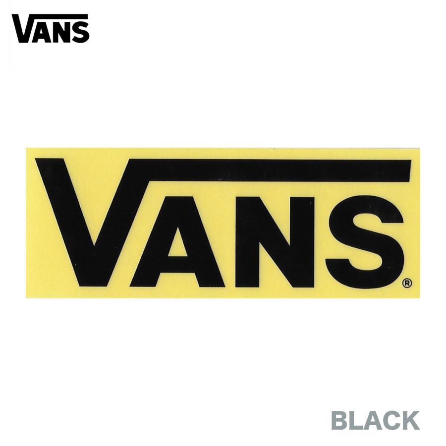 バンズ ヴァンズ FLV ロゴ ステッカー スモール 小 VANS FLV Logo Sticker Large ブラック レッド ネイビー ホワイト 黒 赤 紺 白 バンパーステッカー スケート｜masanagoya｜02