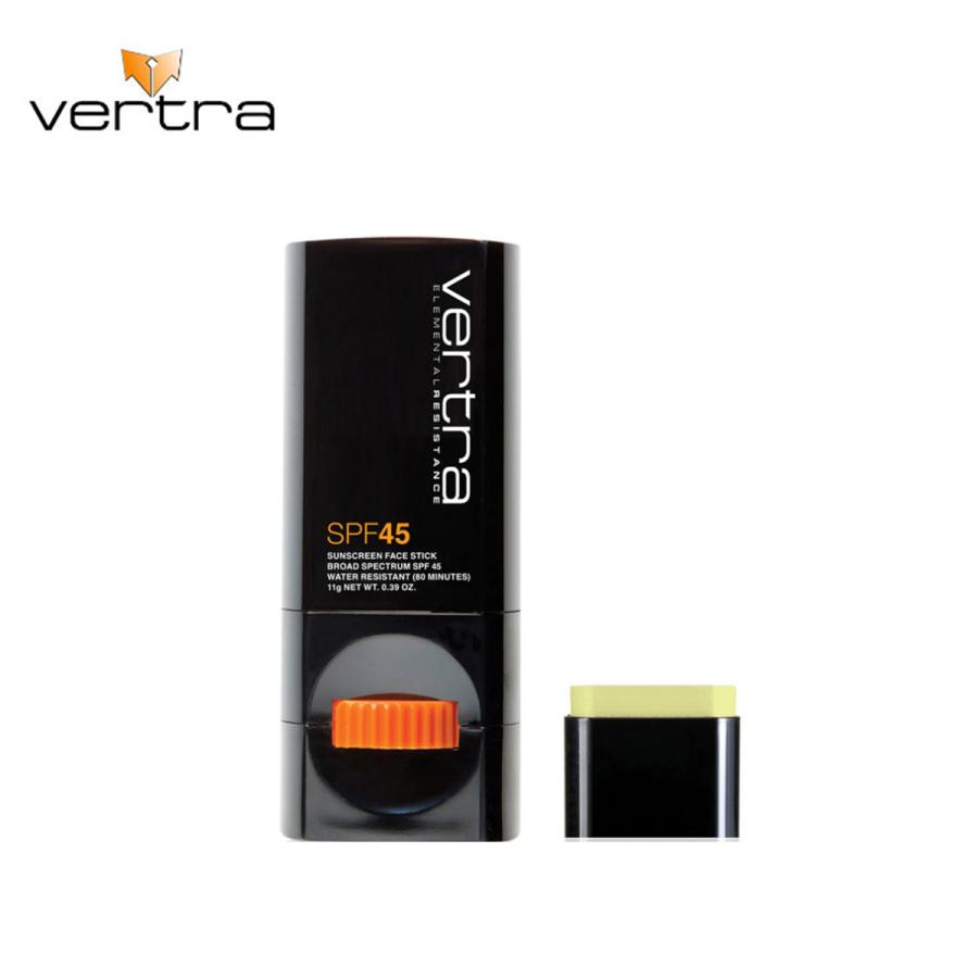 日焼け止め VERTRA バートラ フェイススティック クリアタイプ FACE STICK CLEAR SPF 45 透明 UVケア 紫外線ケア ウォータープルーフ REEF SAFE SERIES 顔用 海