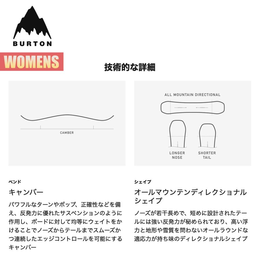 BURTON（バートン） スノーボード 板 レディース 26-27 Burton