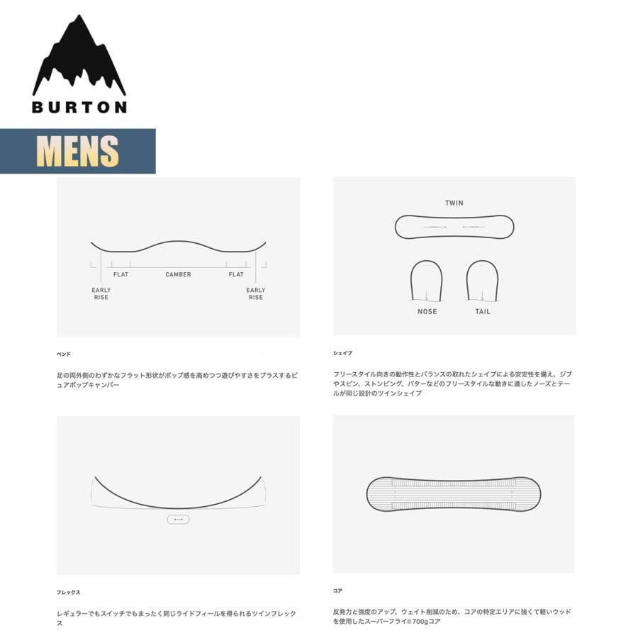 BURTON バートン スノーボード 板 メンズ 24-25 Burton プロセス BURTON バートン スノーボード 板 メンズ 24-25 Burton プロセス