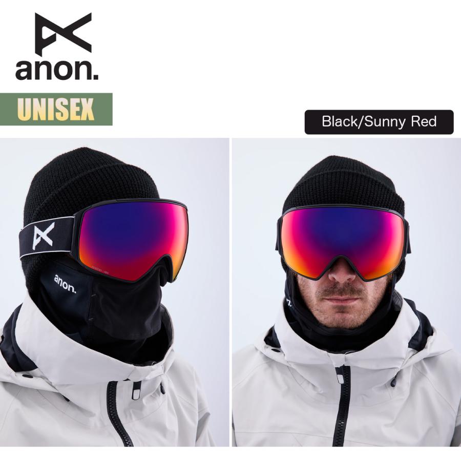 アノン スノーゴーグル メンズ 23-24 Anon M4 トーリック ローブリッジフィット W24JP-203411 M4 LOW BRIDGE FIT GOGGLES TORIC ボーナスレンズ + MFI フェイス｜masanagoya｜16