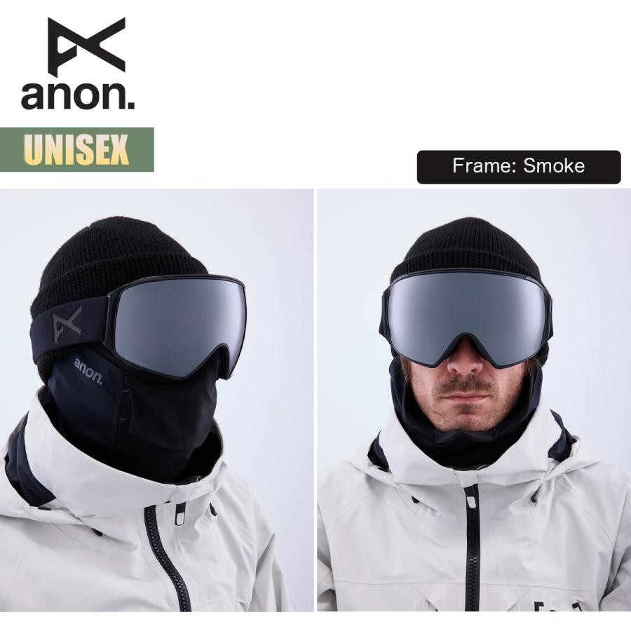 アノン スノーゴーグル メンズ 23-24 Anon M4 トーリック ローブリッジフィット W24JP-203411 M4 LOW BRIDGE FIT GOGGLES TORIC ボーナスレンズ + MFI フェイス｜masanagoya｜17